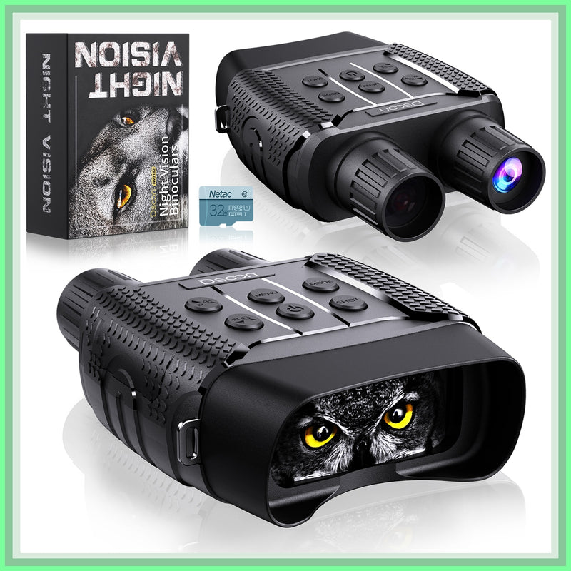 Night Vision Goggles, Night Vision Binoculars, Pro Military Night Vision IR Digital Thermal Hunting Telescope Camping Equipment