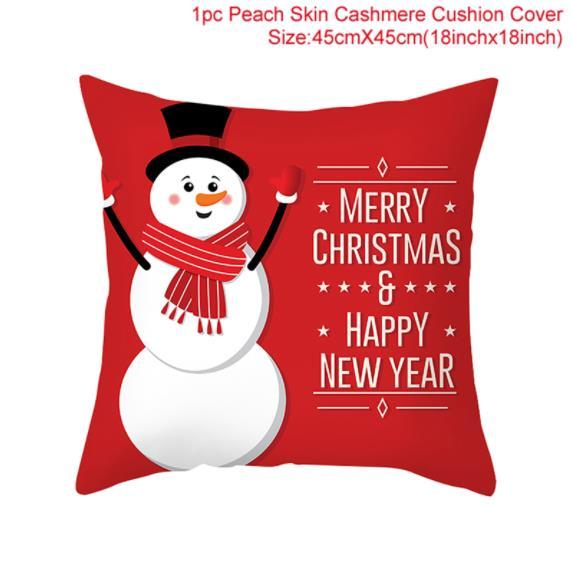 Santa pillowcase Happy New Year Xmas Gifts Christmas Decor For Home Merry Christmas Ornament Navidad Natal Xmas Gifts