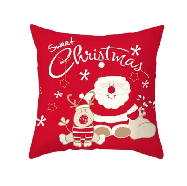 Santa pillowcase Happy New Year Xmas Gifts Christmas Decor For Home Merry Christmas Ornament Navidad Natal Xmas Gifts