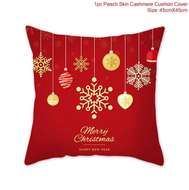 Santa pillowcase Happy New Year Xmas Gifts Christmas Decor For Home Merry Christmas Ornament Navidad Natal Xmas Gifts