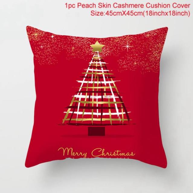 Santa pillowcase Happy New Year Xmas Gifts Christmas Decor For Home Merry Christmas Ornament Navidad Natal Xmas Gifts