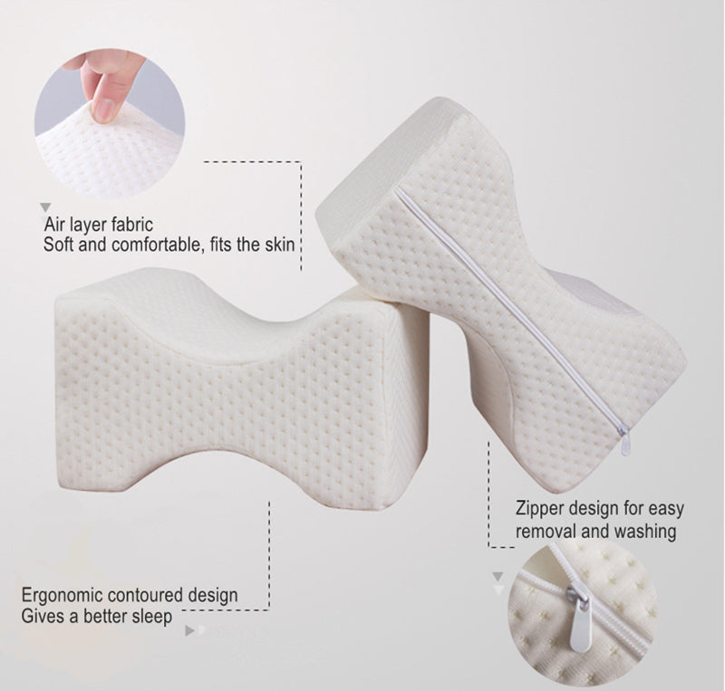 Orthopedic Memory Foam Knee Wedge Pillow, Wedge Pillow For Under Knees, Between Legs Pillow