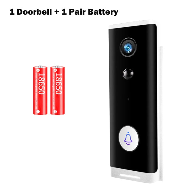 Wireless Doorbell Camera: 1080P Smart Home Doorbell Camera WiFi Wireless Door Bell Video cam for Home Security IP Camera Outdoor