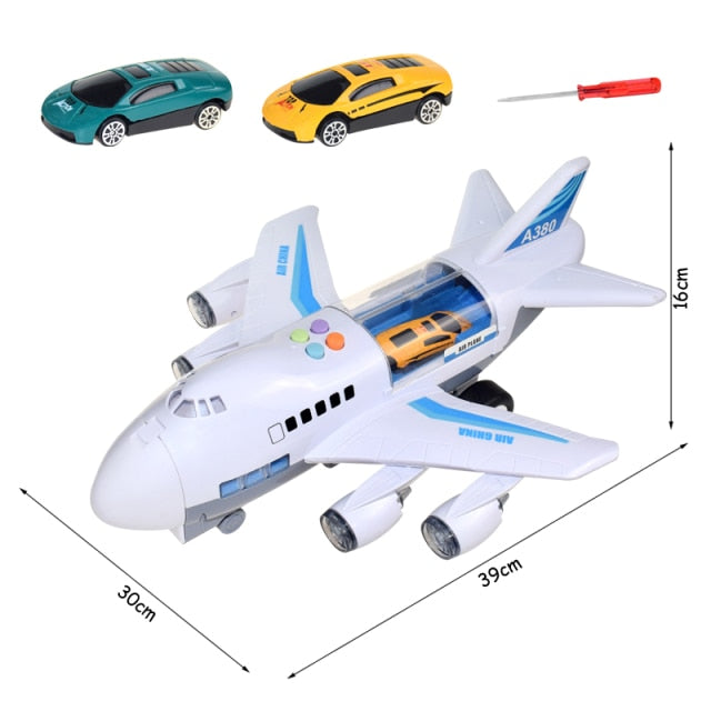 Airplane Toys Model For Boys Kids Toddlers Gift Simulation, Aircraft Plane Kids Airliner Cargo Plane Jet