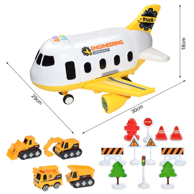 Airplane Toys Model For Boys Kids Toddlers Gift Simulation, Aircraft Plane Kids Airliner Cargo Plane Jet