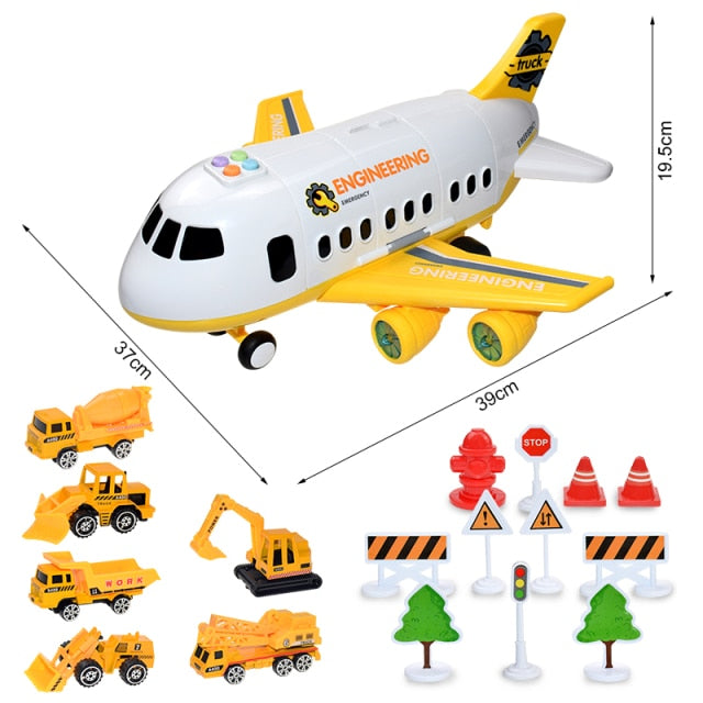 Airplane Toys Model For Boys Kids Toddlers Gift Simulation, Aircraft Plane Kids Airliner Cargo Plane Jet