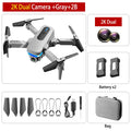 Mini RC Drone 4K HD Dual Camera Dron 1080P WiFi Fpv Foldable Quadcopter Real-Time Transmission Helicopter Toy Children Kid Gift