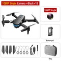 Mini RC Drone 4K HD Dual Camera Dron 1080P WiFi Fpv Foldable Quadcopter Real-Time Transmission Helicopter Toy Children Kid Gift