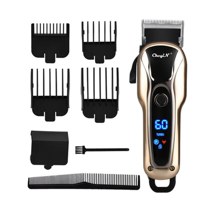 3 Hair Clippers for Men & Professional Barbers Gold Set Cordless Hair Trimmers