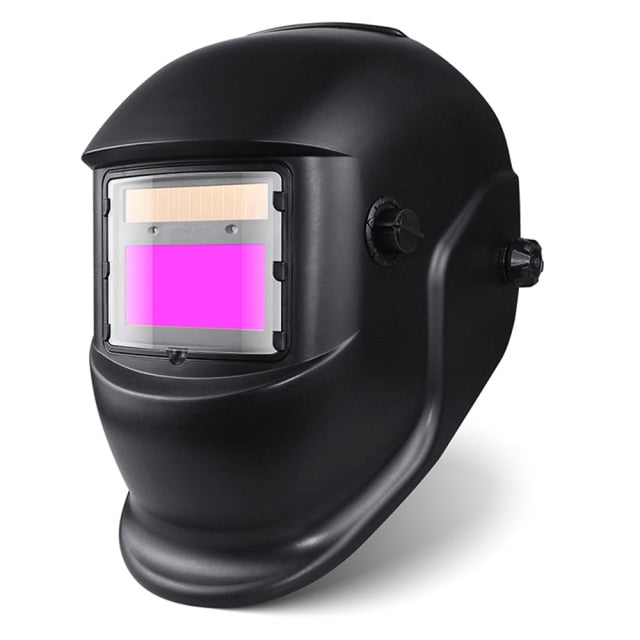 Auto Darkening Welding Helmet Skull Drawing Shield Solar Powered For Mig Mag Tig Elctrode Mask Protecte