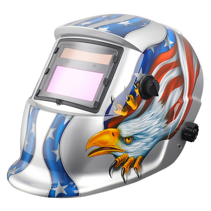 Auto Darkening Welding Helmet Skull Drawing Shield Solar Powered For Mig Mag Tig Elctrode Mask Protecte