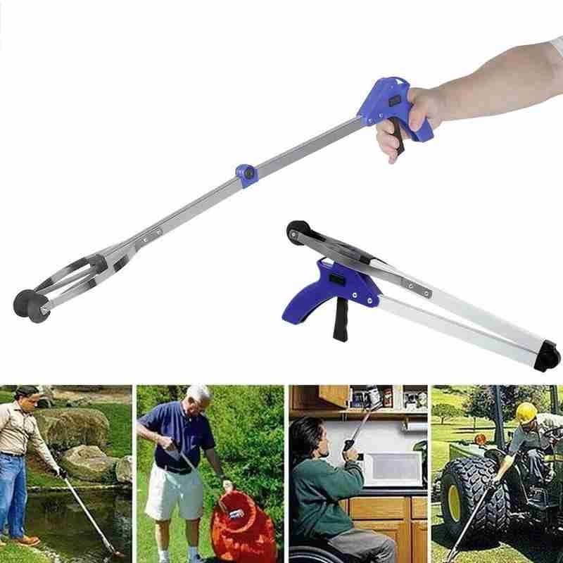 Reacher Grabber, Foldable Reaching Arm Portable Grabber Reaching Claw