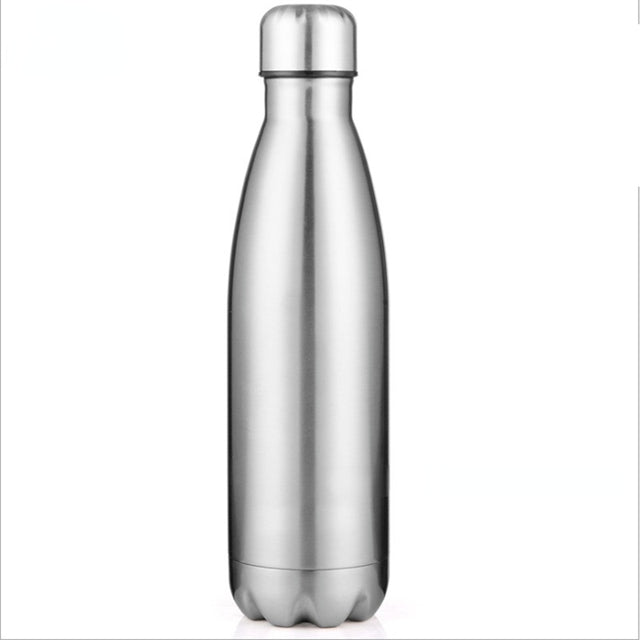 350/500/750/1000ml Double Wall Stainles Steel Water Bottle, Flask Insulated Vacuum Thermos For Hot and Cold