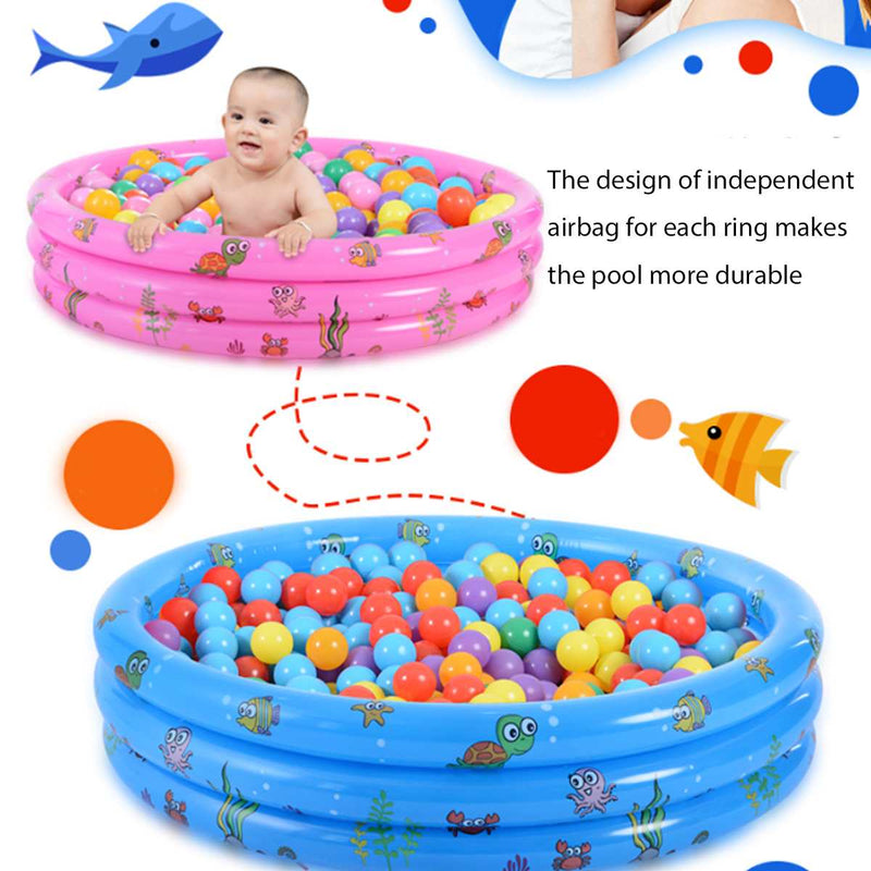 Garden Round Inflatable Baby Swimming Pool, Portable Inflatable Child/Children Little Pump Pool,Kiddie Paddling Pool Indoor