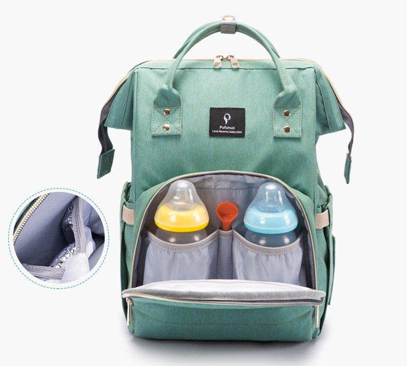 NEW Waterproof Baby Diaper Bag With USB Interface New Born Essentials, Shower party Gift