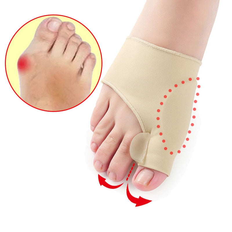 Orthopedic Bunion Sleeve with Toe Separator - 2 PAIRS