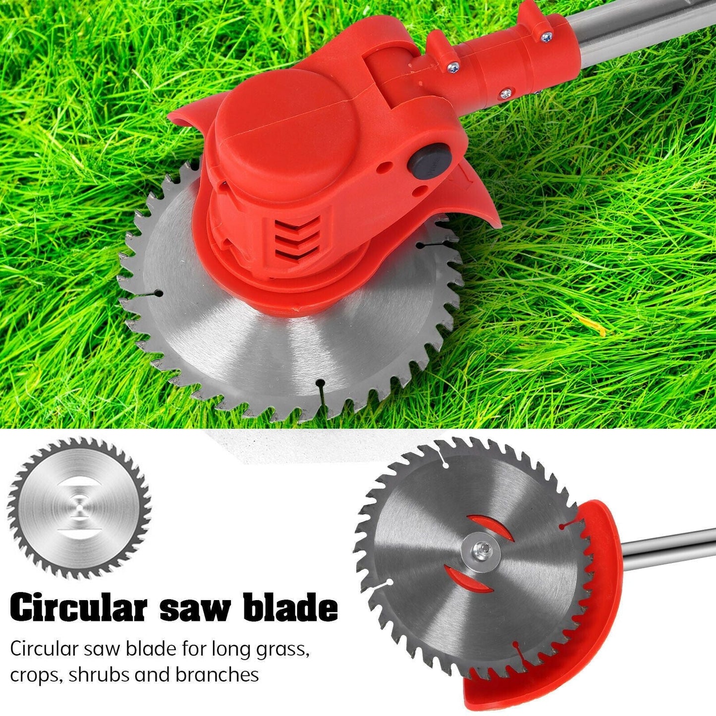 Weed Eater With Wheels, Grass String Trimmer Cutter Portable Batteries