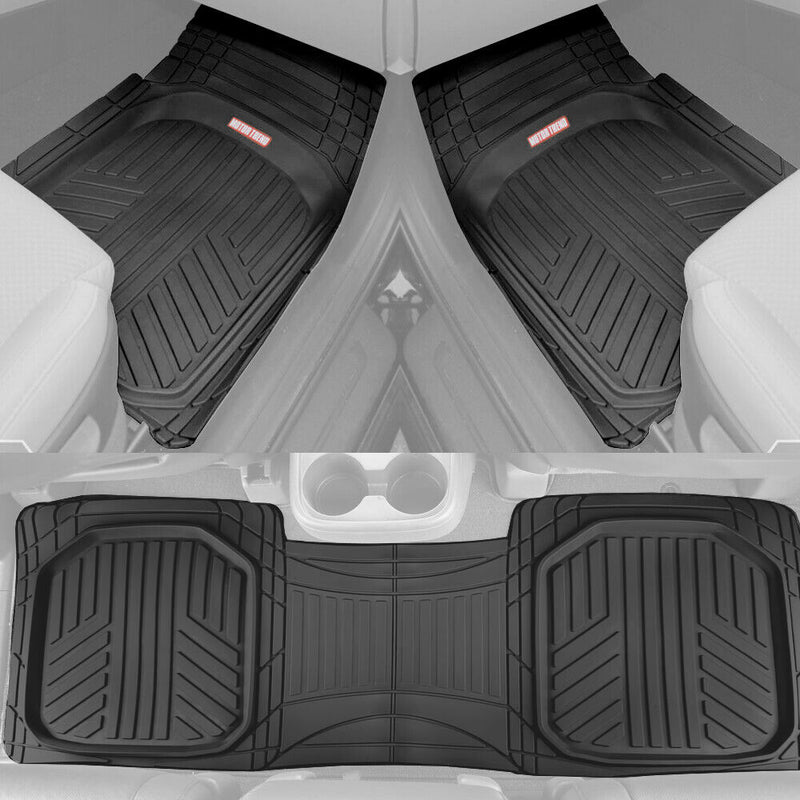 4 PCS Motor Trend TriFlex Deep Dish All Weather Floor Mats for Car SUVs Trucks