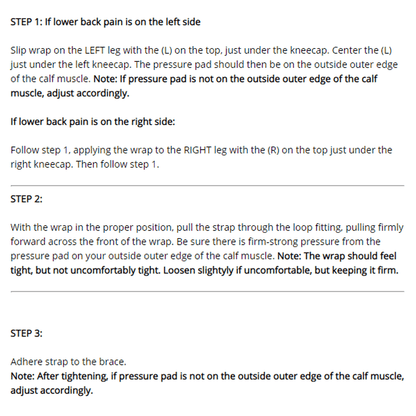 Sciatic Nerve Compression Brace For Sciatica Nerve Pain Relief Nervio Ciático, B Active Plus Leg Wrap as seen on tv