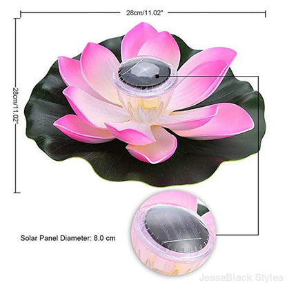 Solar Powered floating Flower Lights
