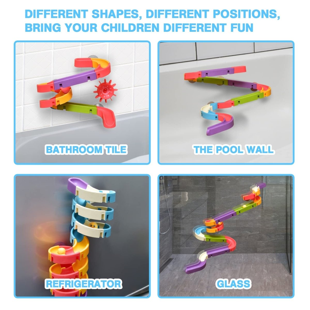 Water Slide Bathtub Toys for Toddlers, Baby Shower Party Gift