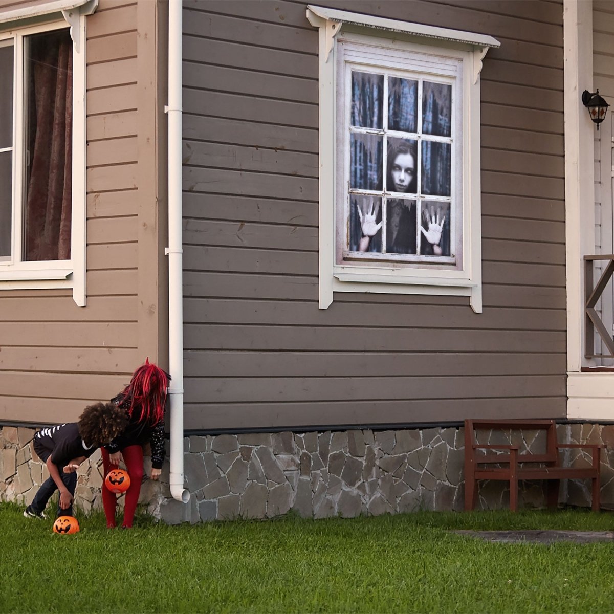 Halloween Decor Window Ghost, silhouettes Stickers display