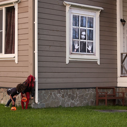 Halloween Decor Window Ghost, silhouettes Stickers display