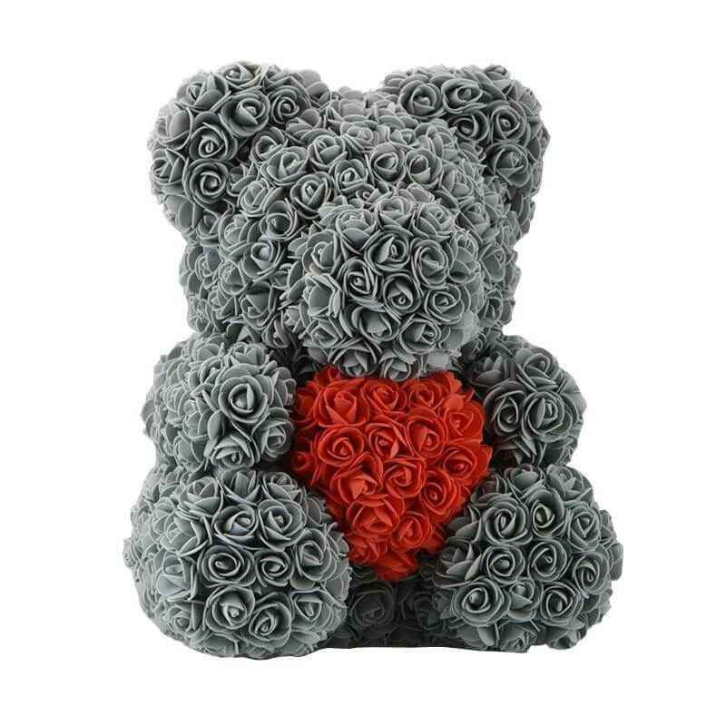 YourWorldShop 25cm (10") Red Luxury Rose Bears